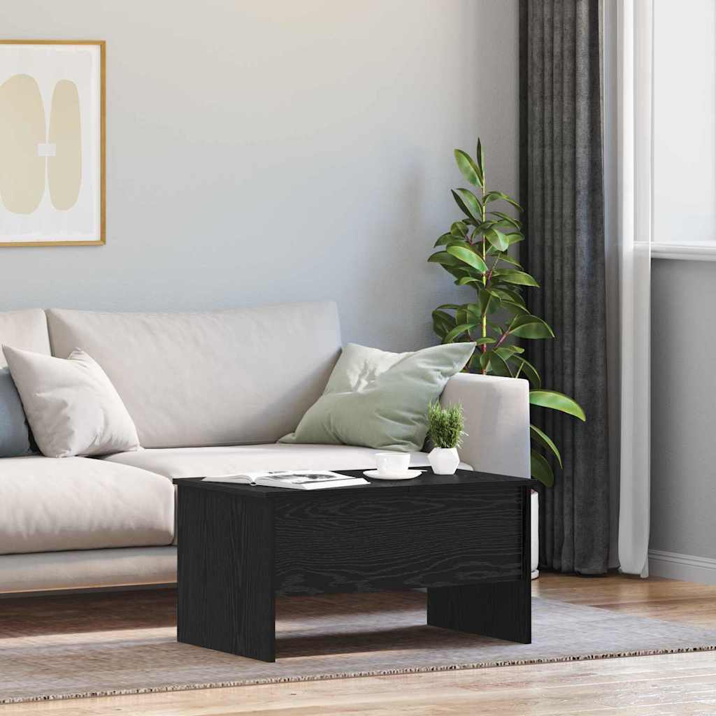 Soffbord Svart Ek 102 x 50,5 x 46,5 cm