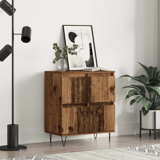 Sideboard Gammalt trä 60 x 35 x 70 cm