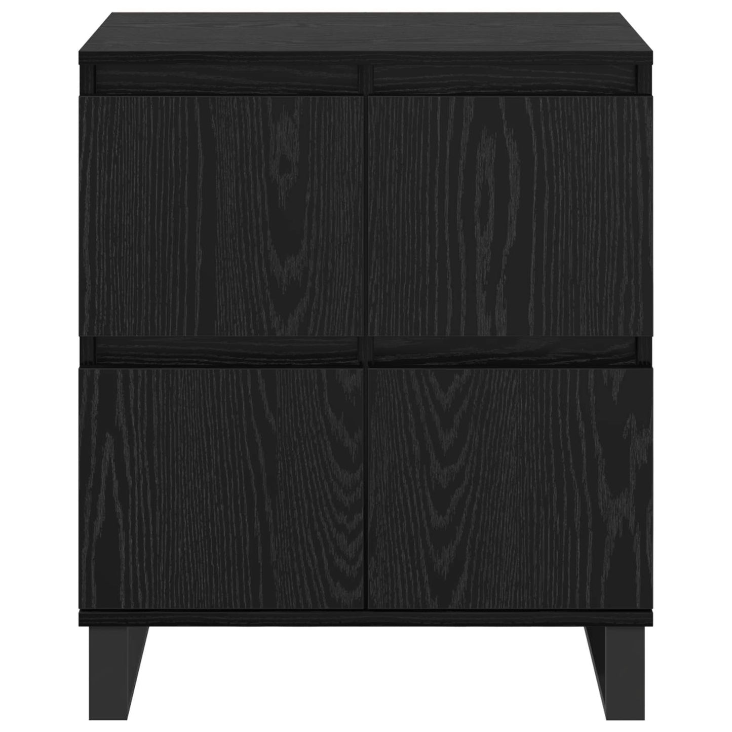 Sideboard Svart Ek 60 x 35 x 70 cm