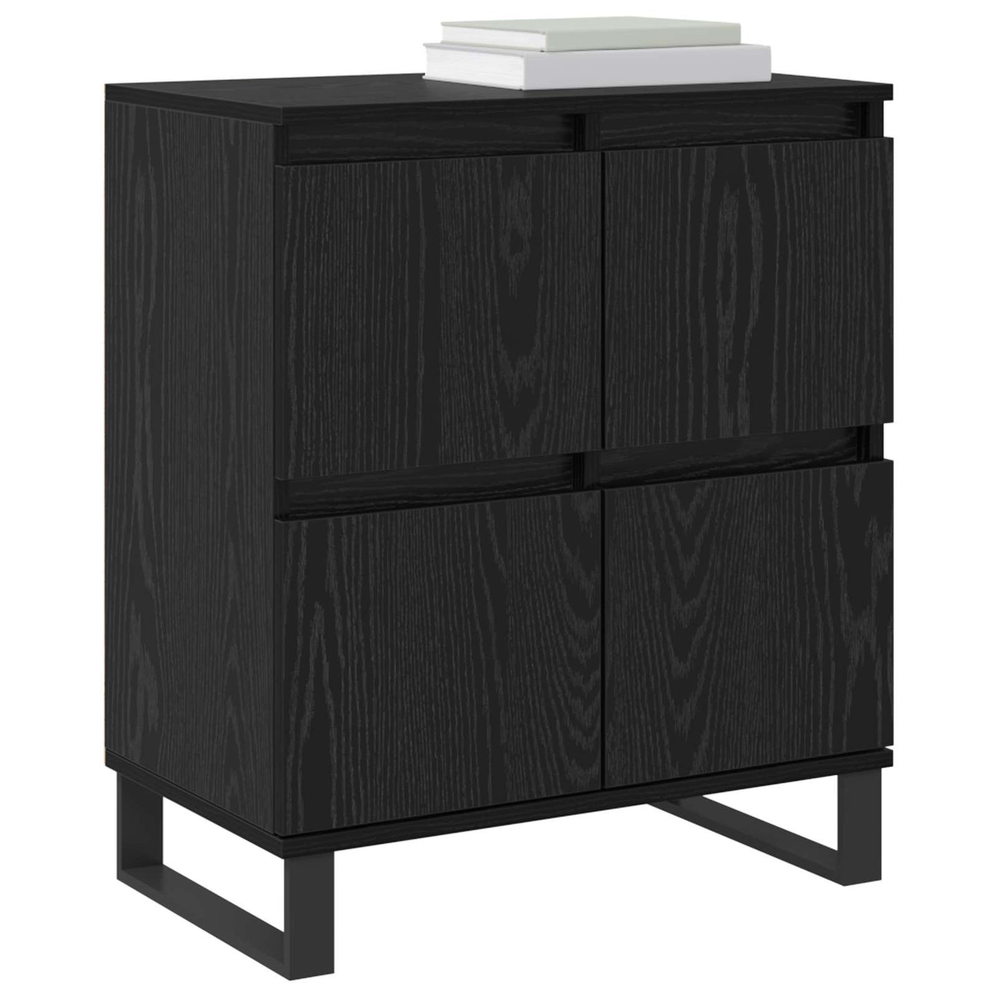Sideboard Svart Ek 60 x 35 x 70 cm