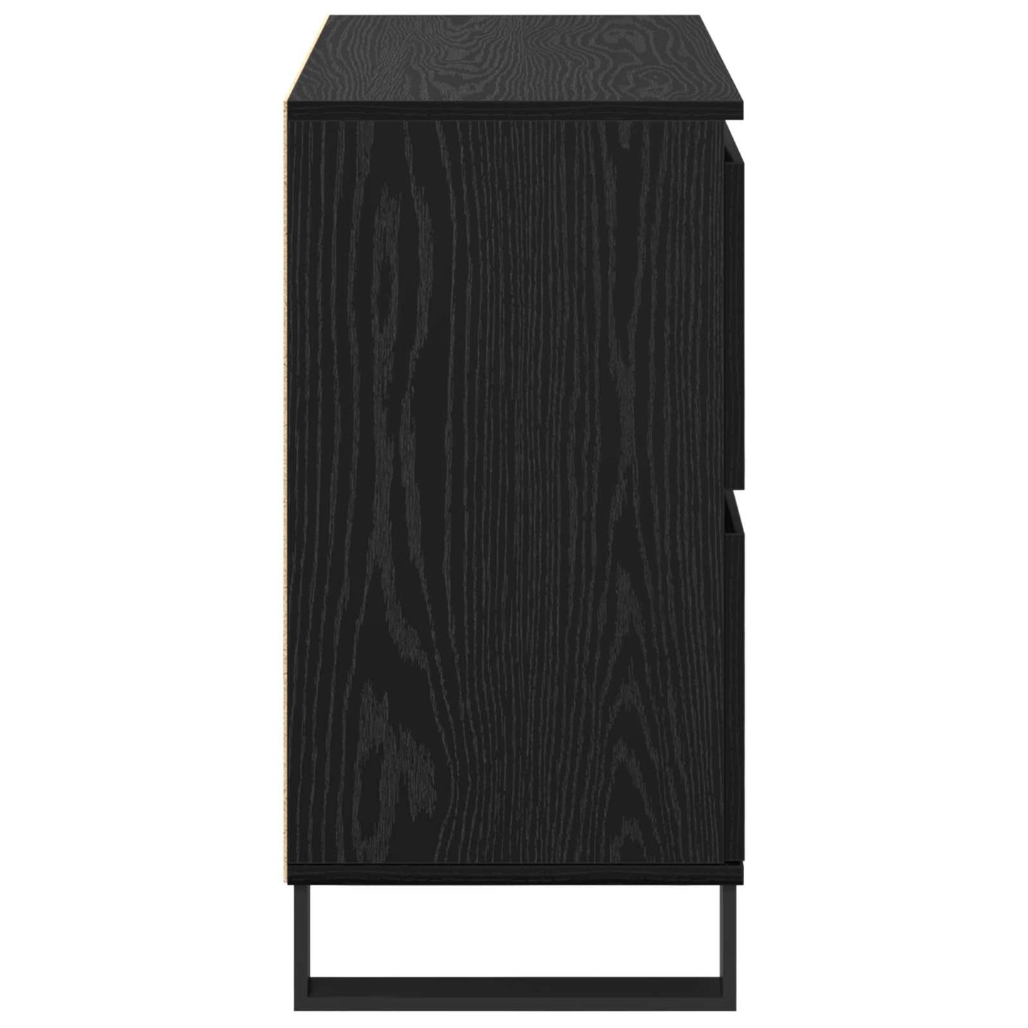 Sideboard Svart Ek 60 x 35 x 70 cm