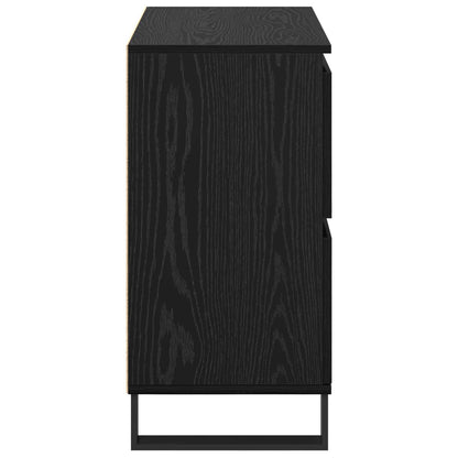 Sideboard Svart Ek 60 x 35 x 70 cm