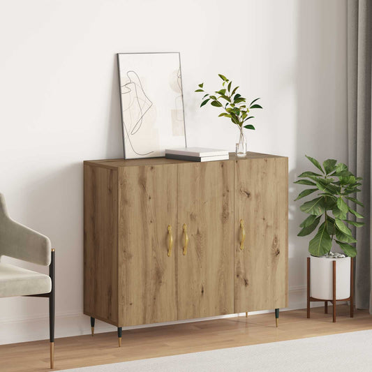 Sideboard Artisan Ek 90 x 34 x 80 cm Konstruerat trä