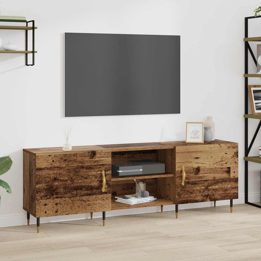 TV-skåp Gammalt trä 150 x 30 x 50 cm Konstruerat trä