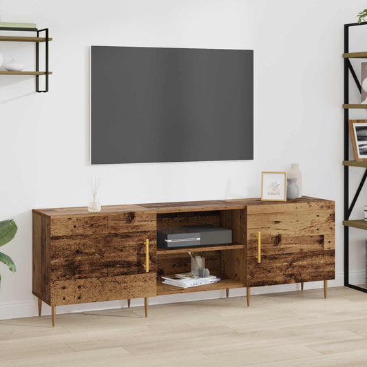 TV-skåp Gammalt trä 150 x 30 x 50 cm Konstruerat trä