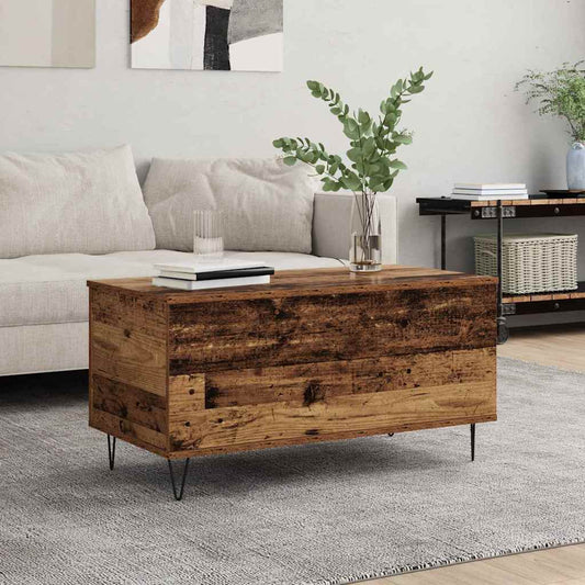 Soffbord Åldrat Trä 90 x 44.5 x 45 cm