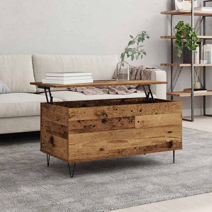 Soffbord Åldrat Trä 90 x 44.5 x 45 cm