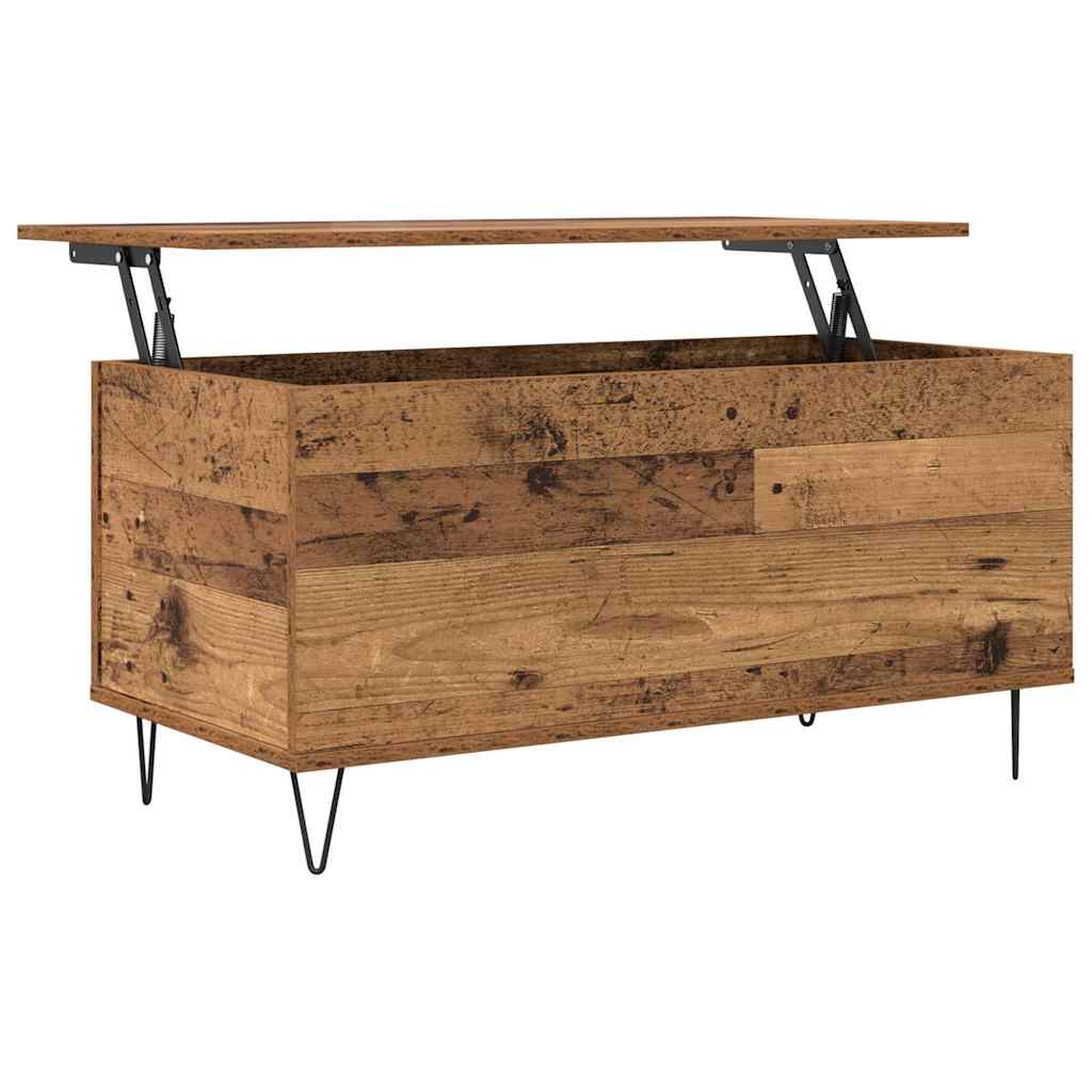 Soffbord Åldrat Trä 90 x 44.5 x 45 cm