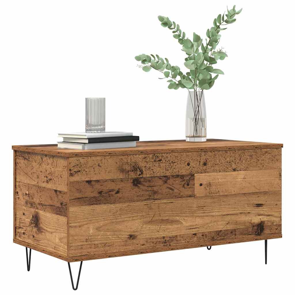Soffbord Åldrat Trä 90 x 44.5 x 45 cm
