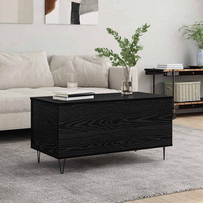 Soffbord Svart Ek 90 x 44.5 x 45 cm