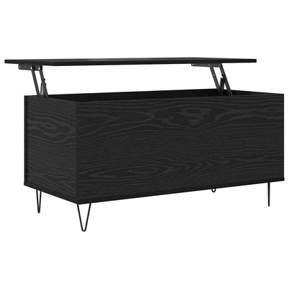 Soffbord Svart Ek 90 x 44.5 x 45 cm