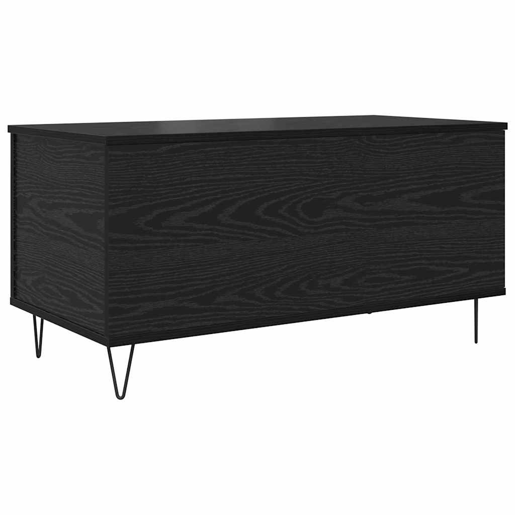 Soffbord Svart Ek 90 x 44.5 x 45 cm