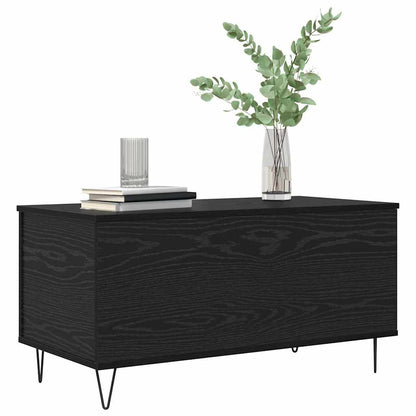 Soffbord Svart Ek 90 x 44.5 x 45 cm