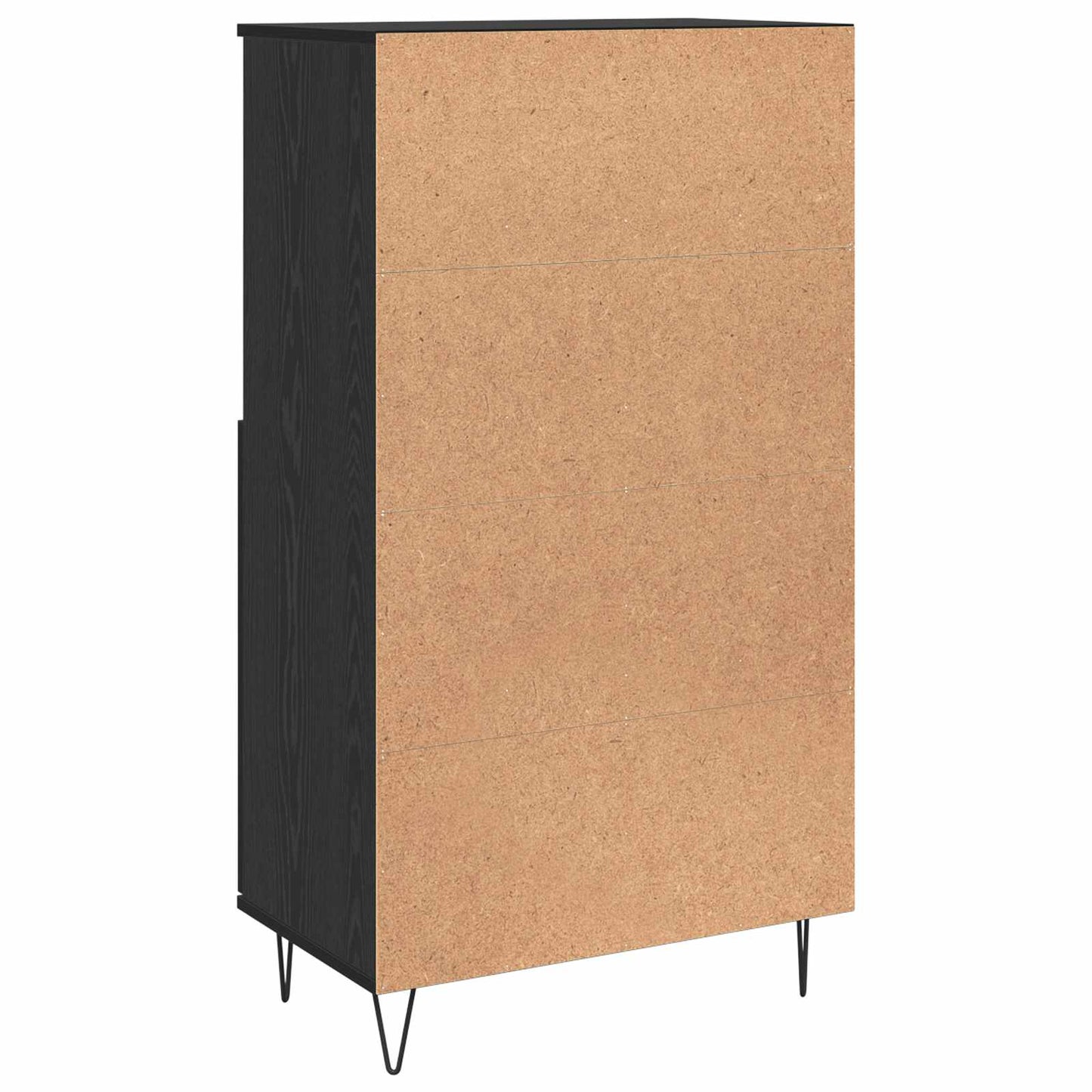 Skåp Svart 60 x 36 x 110 cm Konstruerat trä