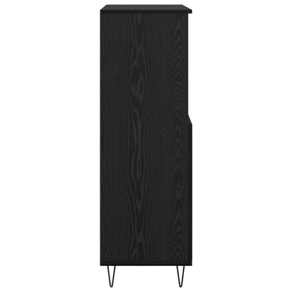 Skåp Svart 60 x 36 x 110 cm Konstruerat trä