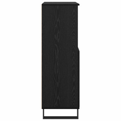 Skåp Svart 60 x 36 x 110 cm Konstruerat trä