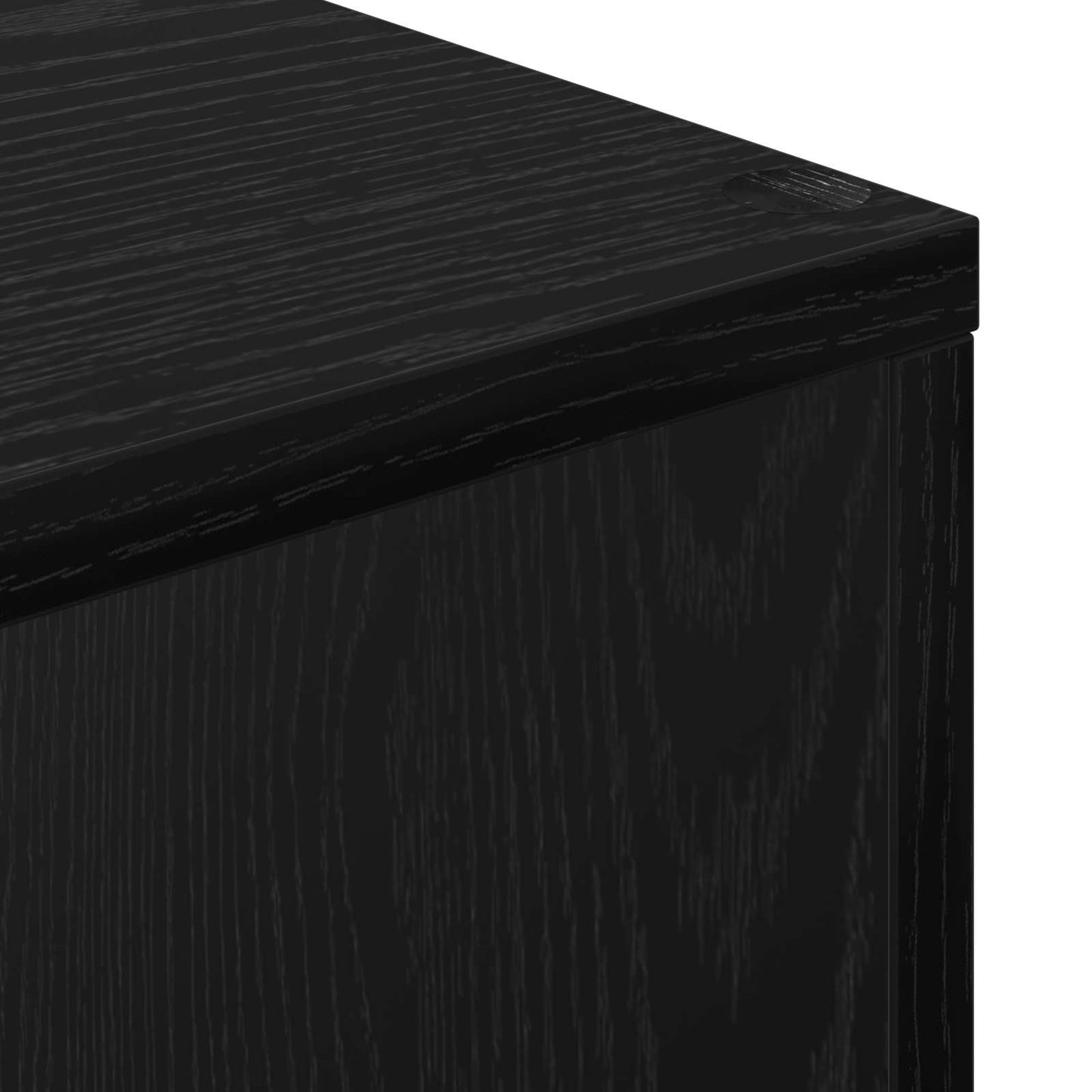 Bokskåp Svart Ek 69,5 x 29 x 137,5 cm Konstruerat trä