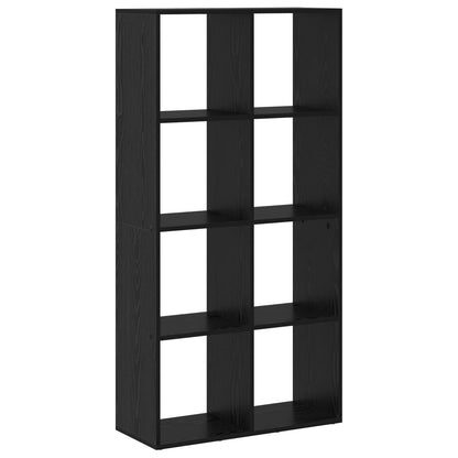 Bokskåp Svart Ek 69,5 x 29 x 137,5 cm Konstruerat trä