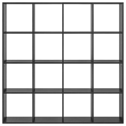 Bokhylla Svart Ek 137.5 x 29 x 137.5 cm