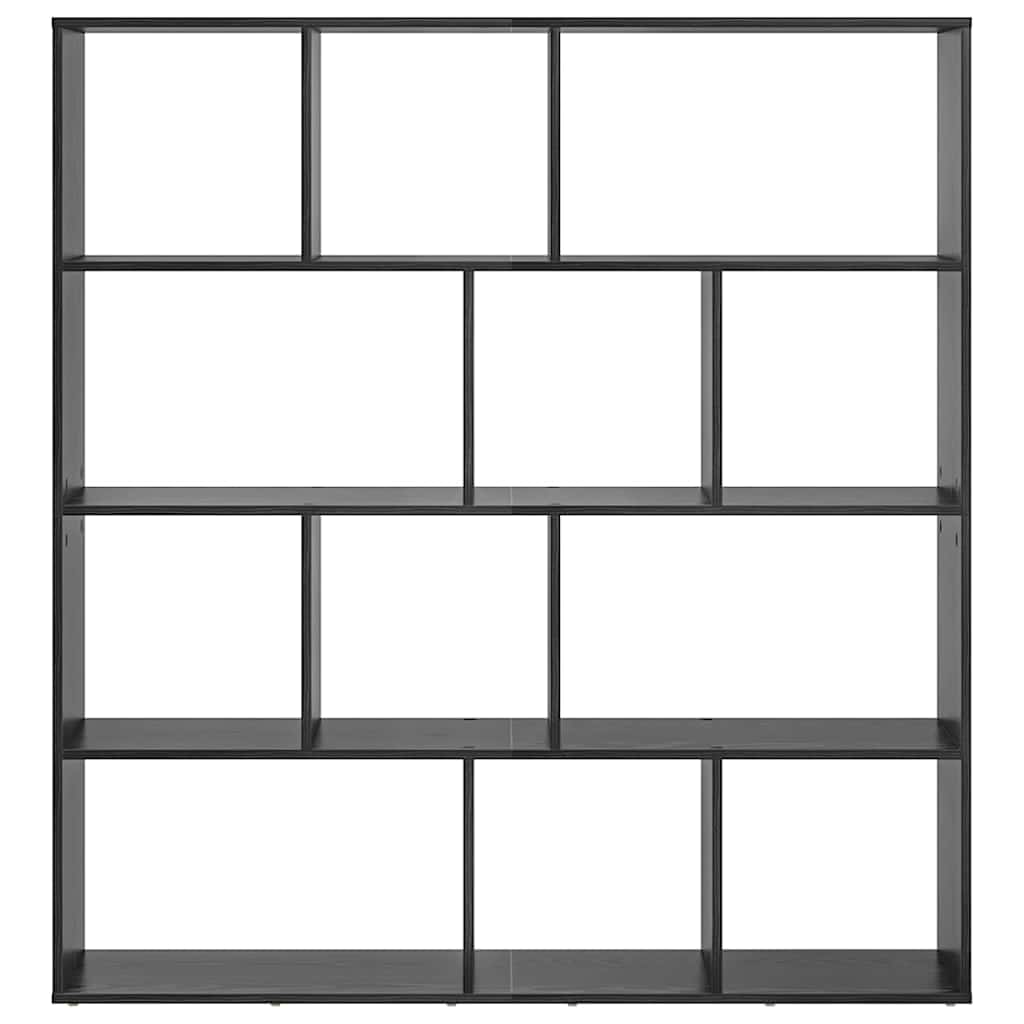 Bokhylla Svart Ek 132 x 29 x 141.5 cm