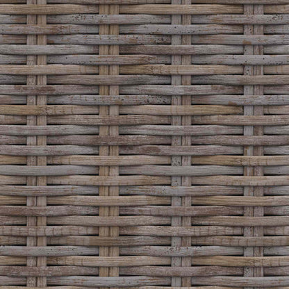 Förvaringsbänk utomhus med kudde Grå 110 x 40 x 50 cm Rotting