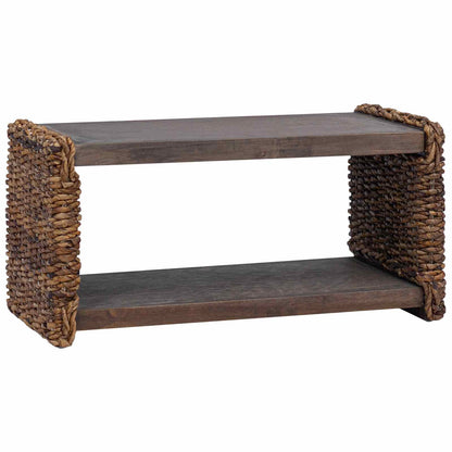 Sidobord Trä Naturfärg 44.5 x 45 x 45 cm Massivt mahognyträ