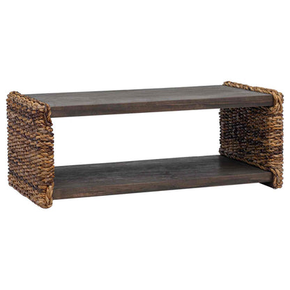 Sidobord Trä Naturfärg 44.5 x 45 x 45 cm Massivt mahognyträ