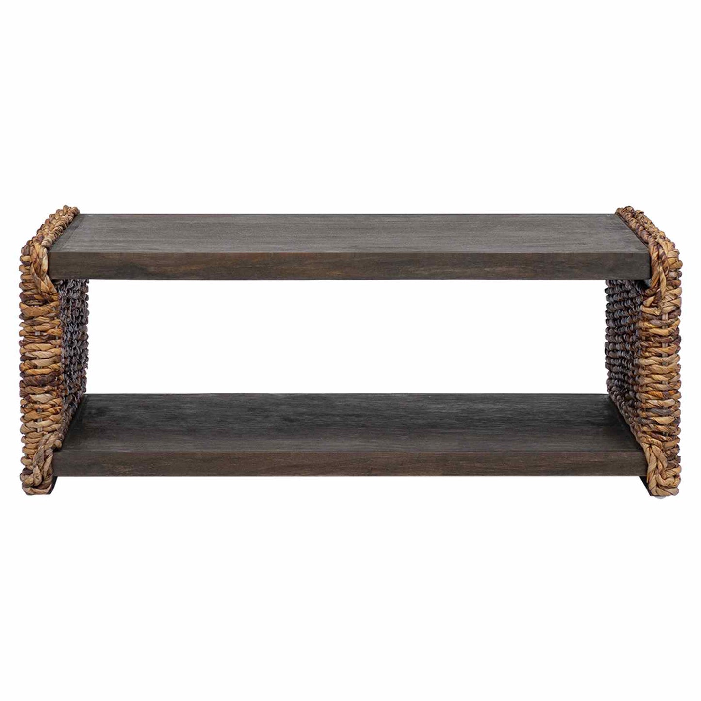 Sidobord Trä Naturfärg 44.5 x 45 x 45 cm Massivt mahognyträ