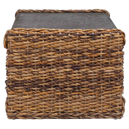 Sidobord Trä Naturfärg 44.5 x 45 x 45 cm Massivt mahognyträ