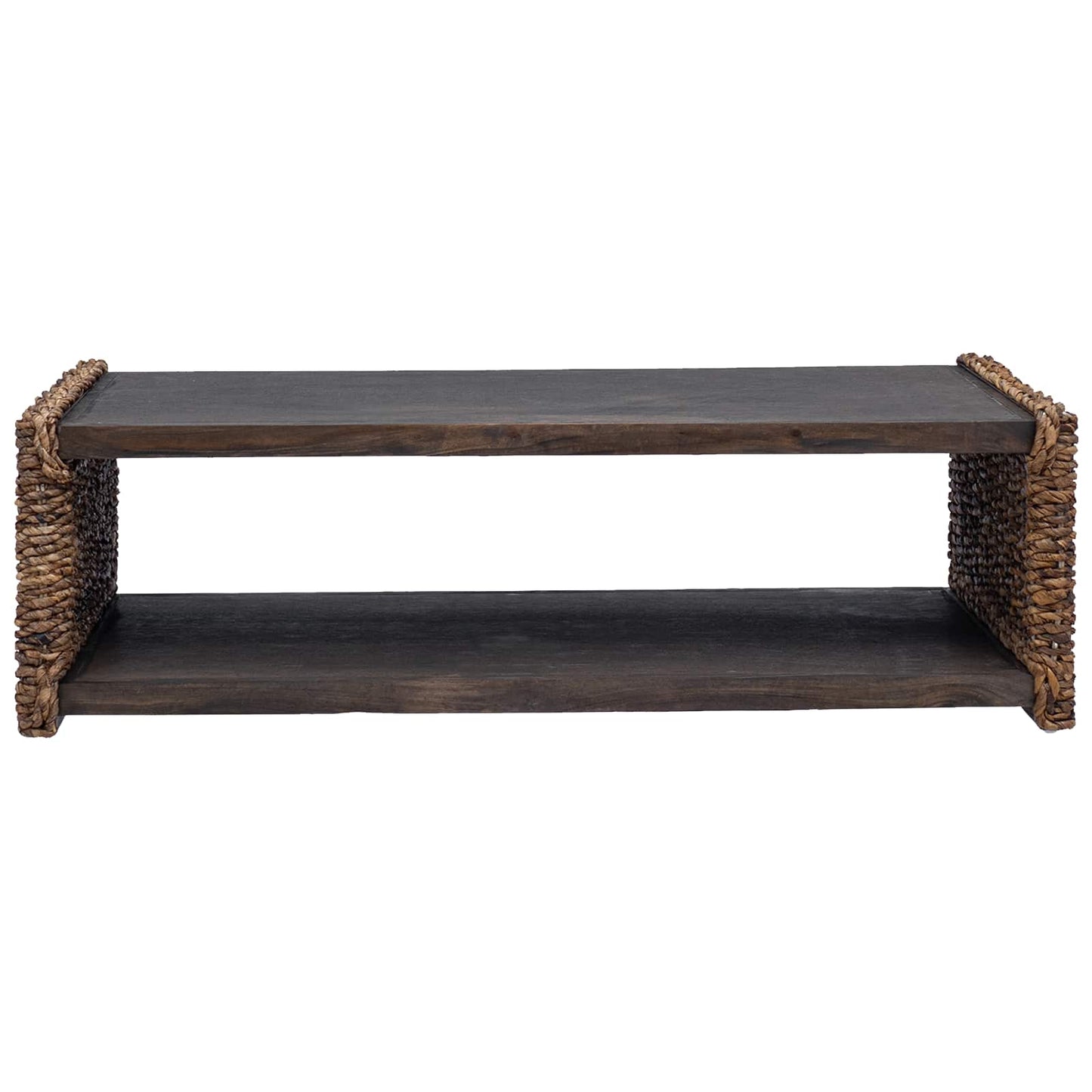 Sidobord Trä Naturfärg 44.5 x 45 x 45 cm Massivt mahognyträ