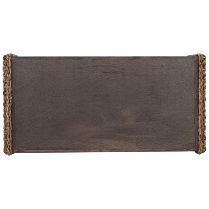 Sidobord Trä Naturfärg 44.5 x 45 x 45 cm Massivt mahognyträ