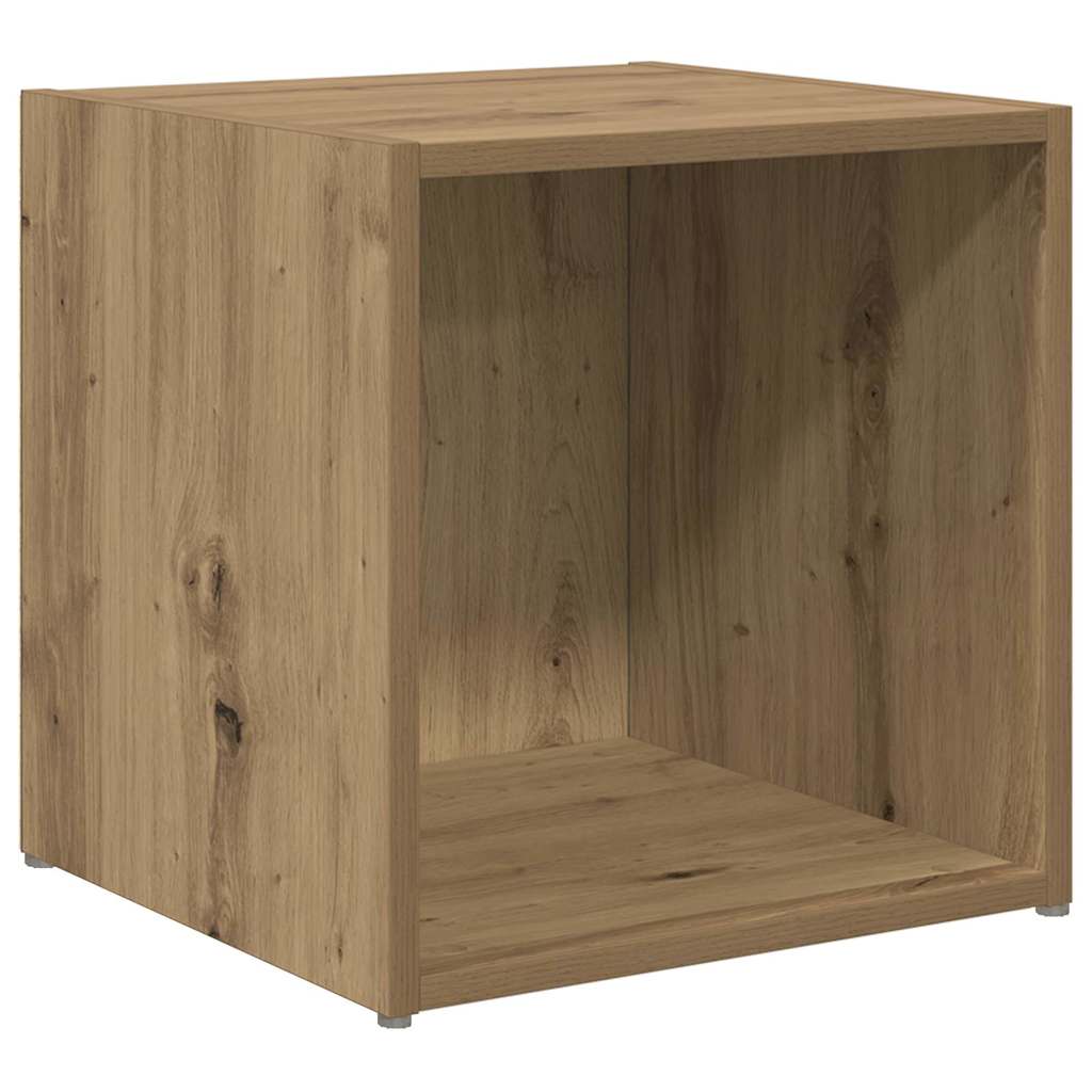 TV-bänkset Väggmonterad 8 pcs Artisan Ek Konstruerat trä