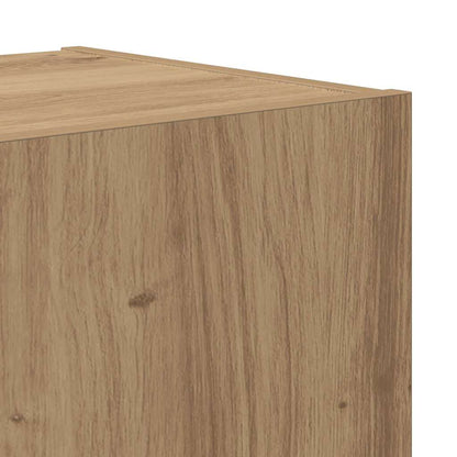 TV Enheter Väggmonterad 4 pcs Artisan Ek Konstruerat trä