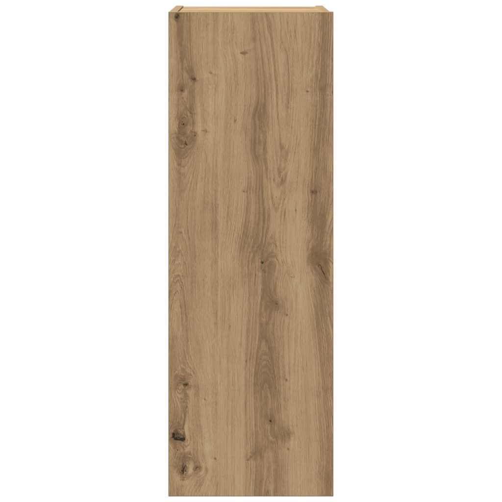 TV Enheter Väggmonterad 4 pcs Artisan Ek Konstruerat trä