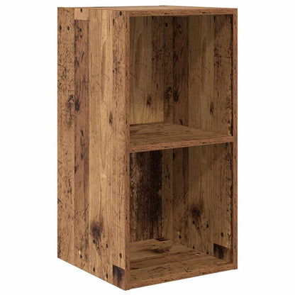 TV-bänkset 4 pcs Gammalt trä 37 x 37 x 72 cm Konstruerat trä