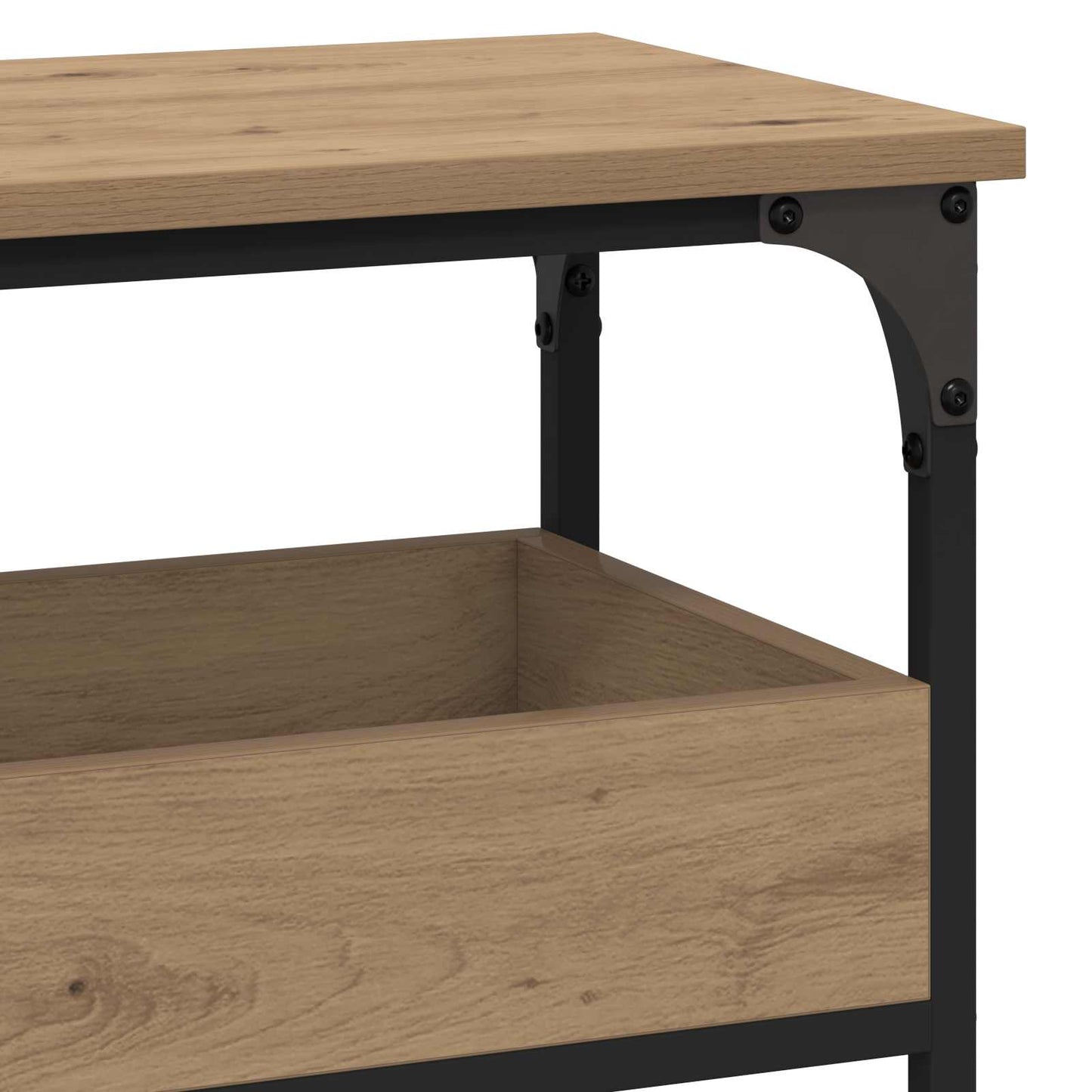 Konsolbord artisan ek 100 x 29 x 75 cm Konstruerat trä