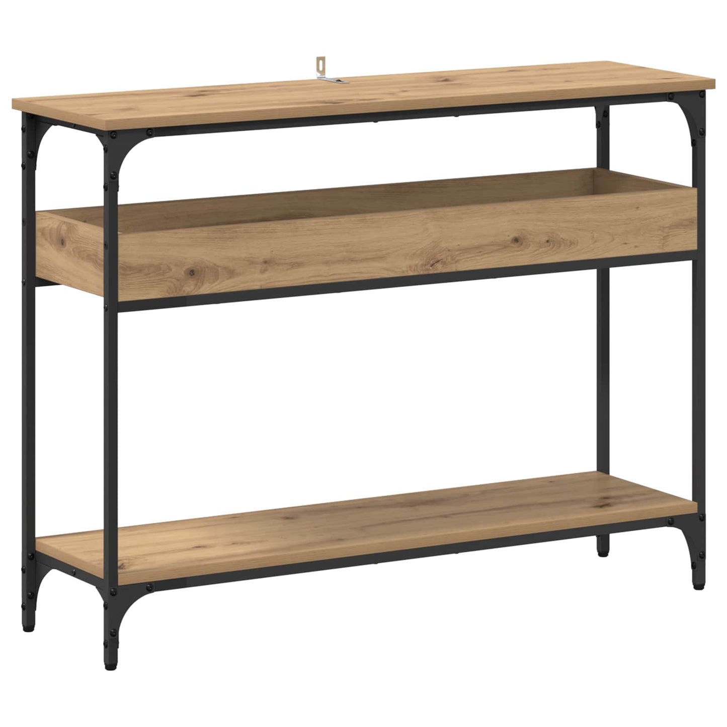 Konsolbord artisan ek 100 x 29 x 75 cm Konstruerat trä
