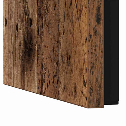 Soffbord Åldrat Trä 3 pcs 60 x 35 x 56 cm