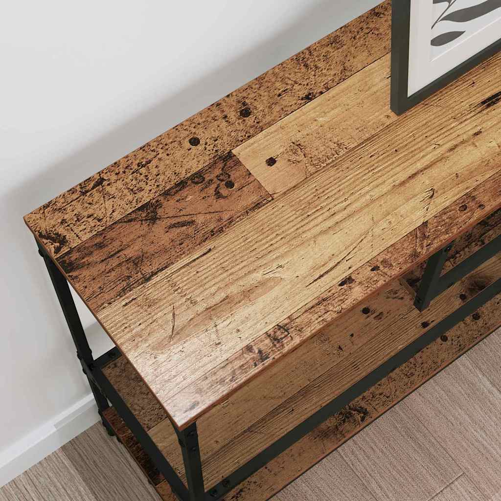 Avlastningsbord Konsollbord Äldrat Trä 100 x 30 x 75 cm