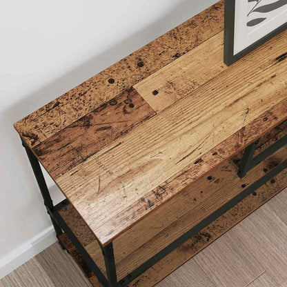Avlastningsbord Konsollbord Äldrat Trä 100 x 30 x 75 cm