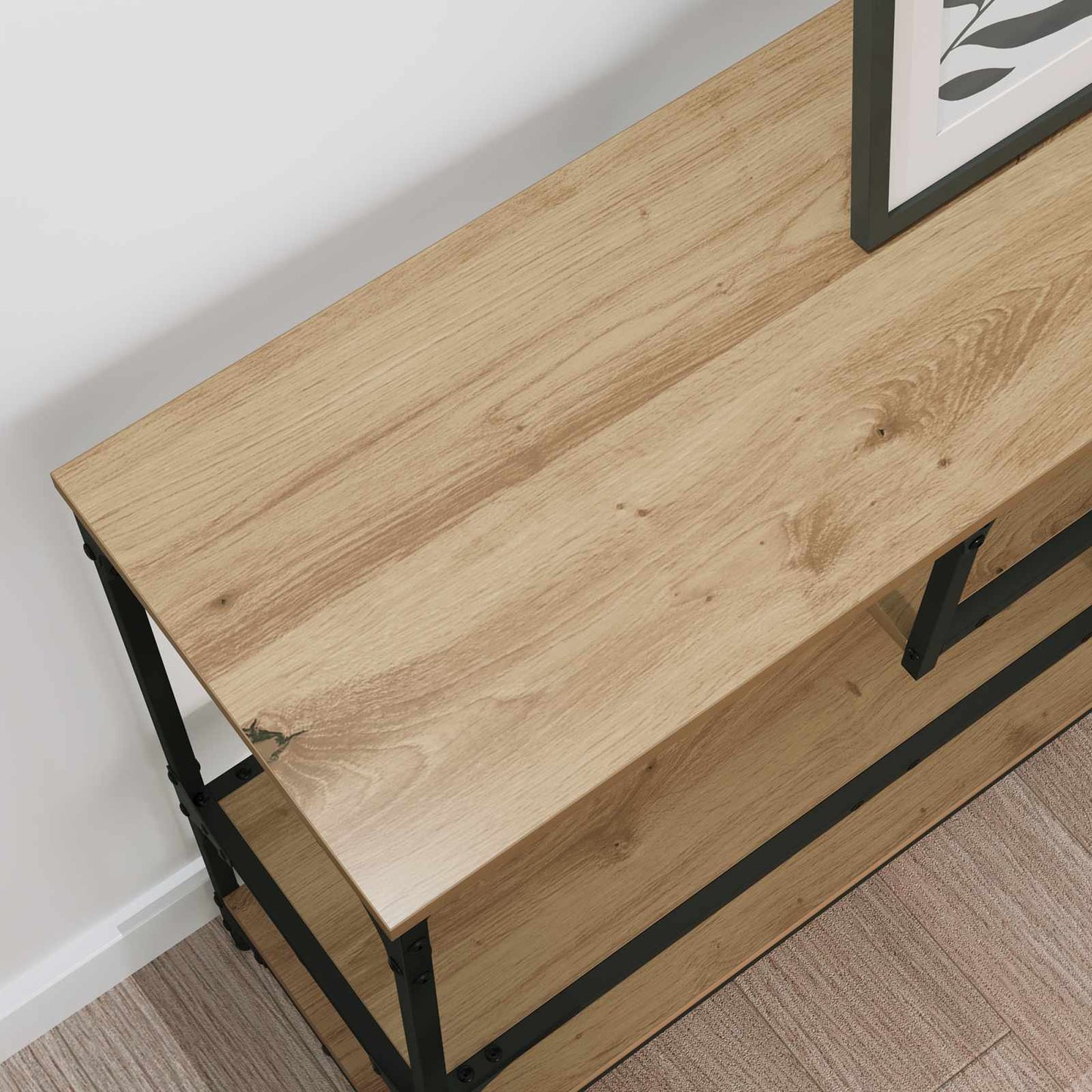Konsolbord Artisan Ek 100 x 30 x 75 cm Konstruerat trä