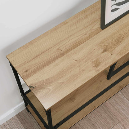 Konsolbord Artisan Ek 100 x 30 x 75 cm Konstruerat trä