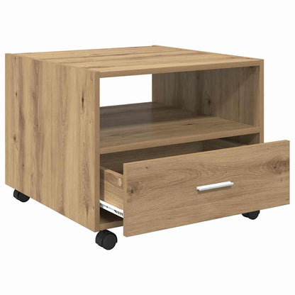 Soffbord Artisan Ek med låda 55 x 55 x 45cm