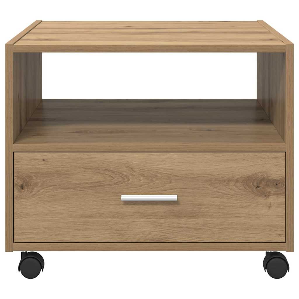 Soffbord Artisan Ek med låda 55 x 55 x 45cm