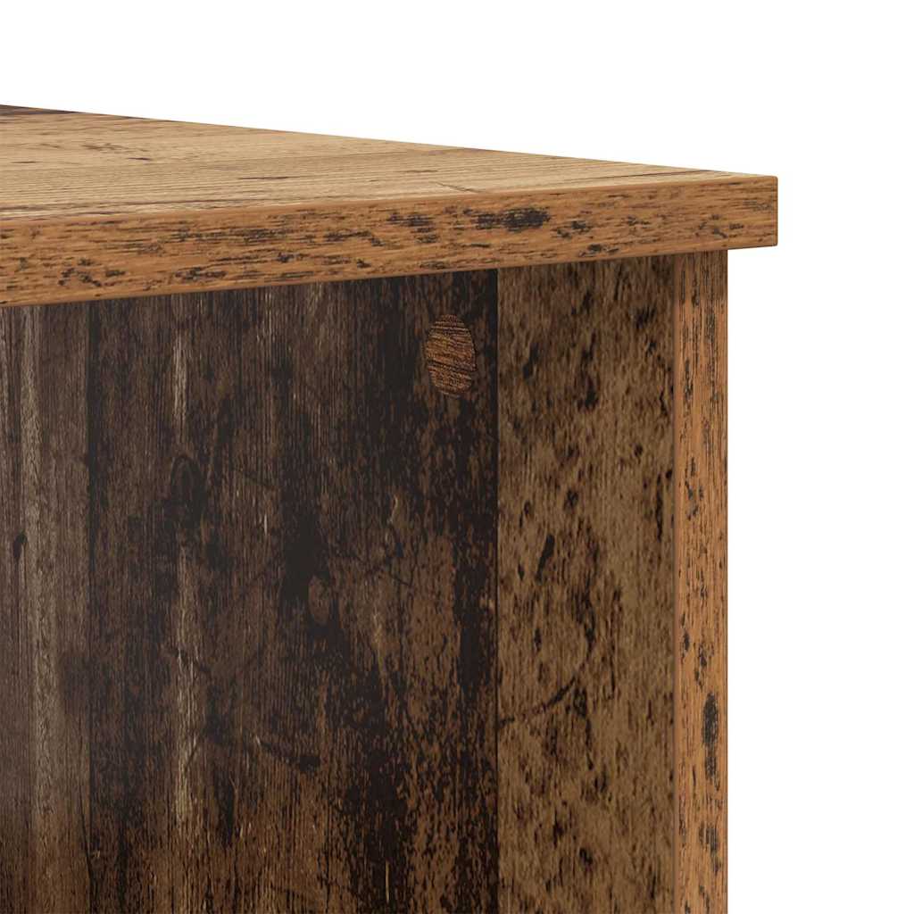 Soffbord Åldrat Trä med låda 102 x 50 x 36cm