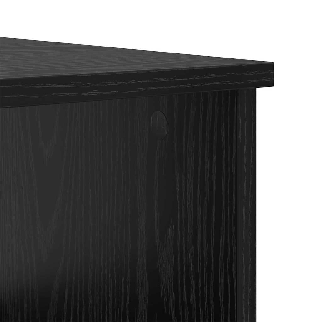 Soffbord Svart Ek med låda 102 x 50 x 36cm