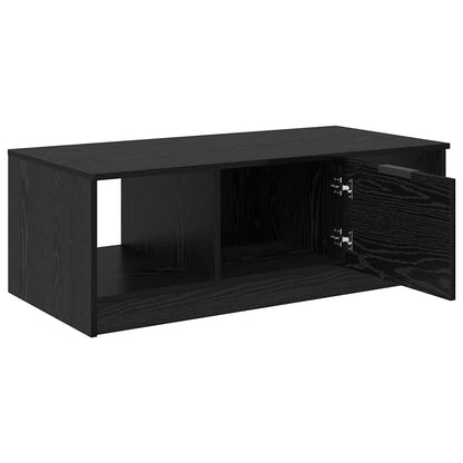 Soffbord Svart Ek med låda 102 x 50 x 36cm
