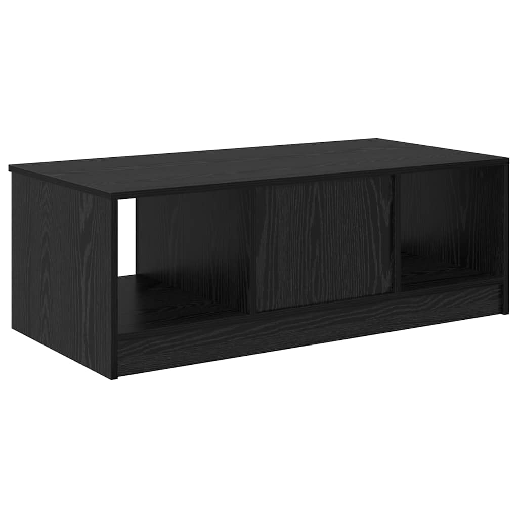 Soffbord Svart Ek med låda 102 x 50 x 36cm