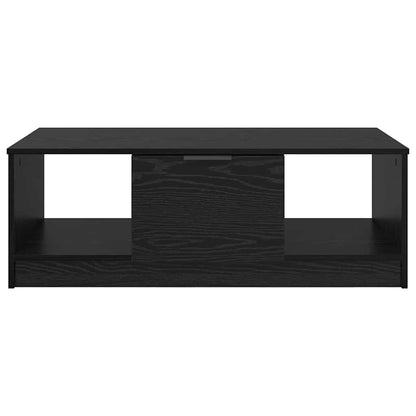 Soffbord Svart Ek med låda 102 x 50 x 36cm
