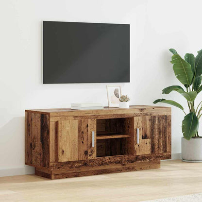 TV-Möbel Äldrat Trä TV-skåp 102 x 35 x 45 cm